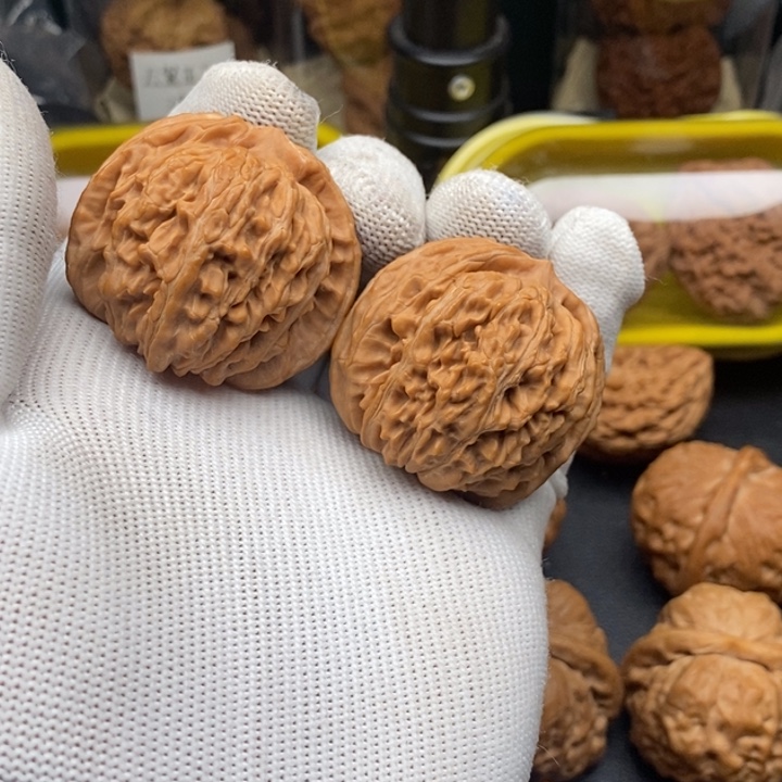 文玩核桃把件长****发楼子41