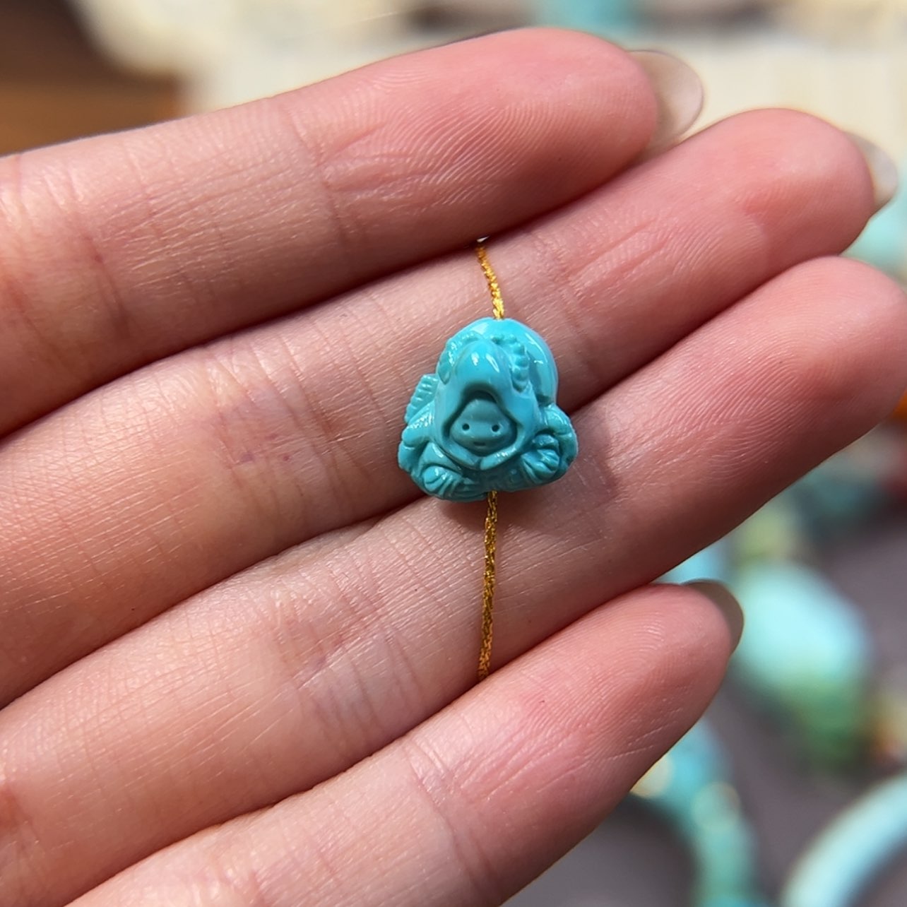 【闪购商品】未镶嵌绿松石小女巫配饰