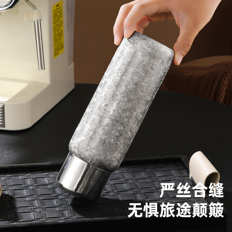 KTIER纯钛保温杯钛杯女新款高颜值600ML磁吸机械温显闷泡茶保温杯