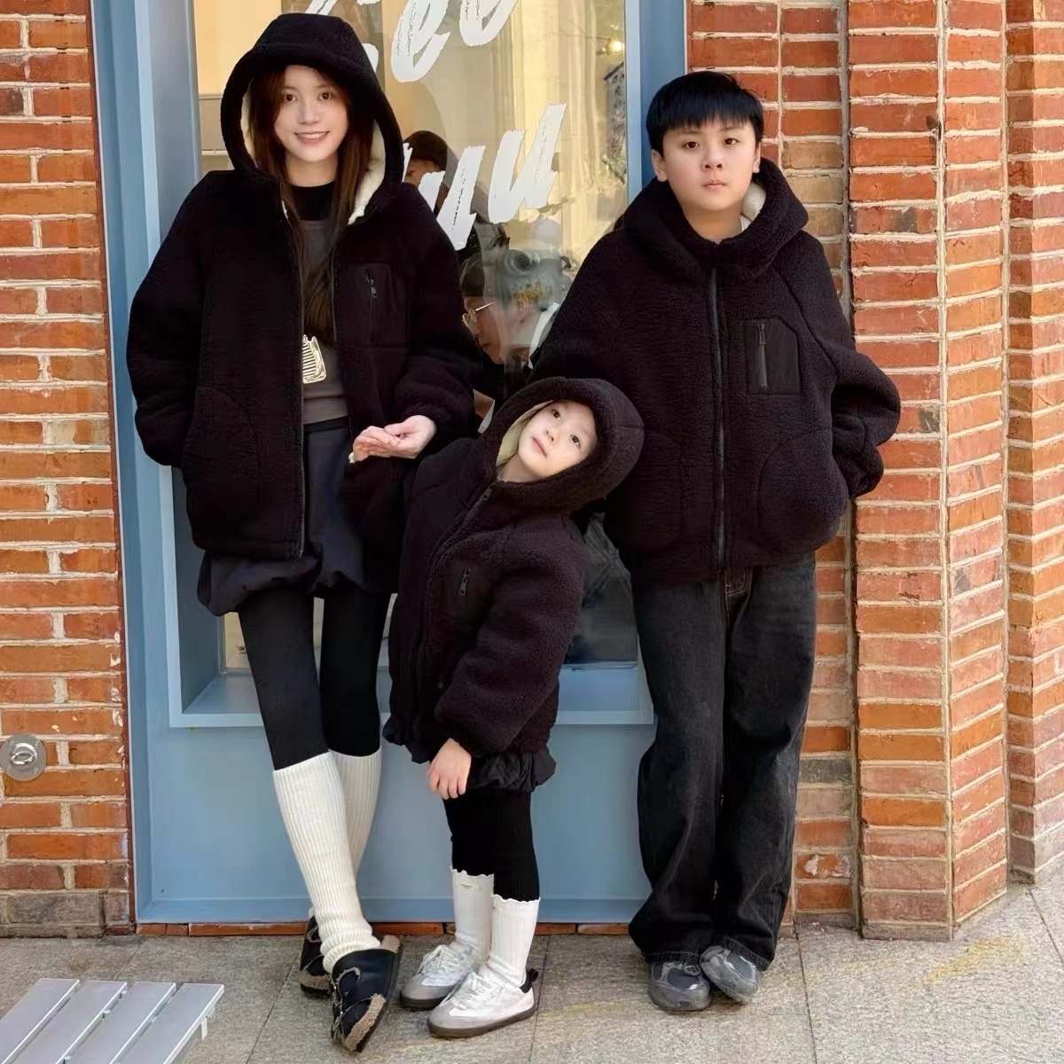 【米果妈】儿童2025冬季亲子防风休闲棉服(尺码偏大-按身高拍)B4906