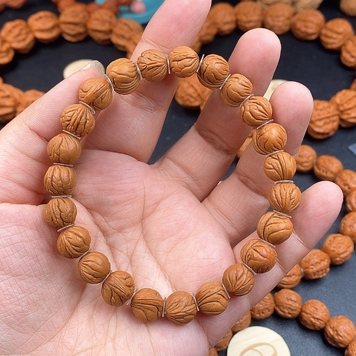 文玩核桃手串龙纹桃核手串