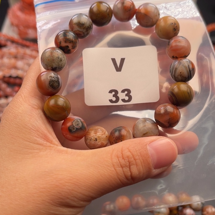 南红玛瑙未镶嵌多样性发货默认微瑕称重12mm