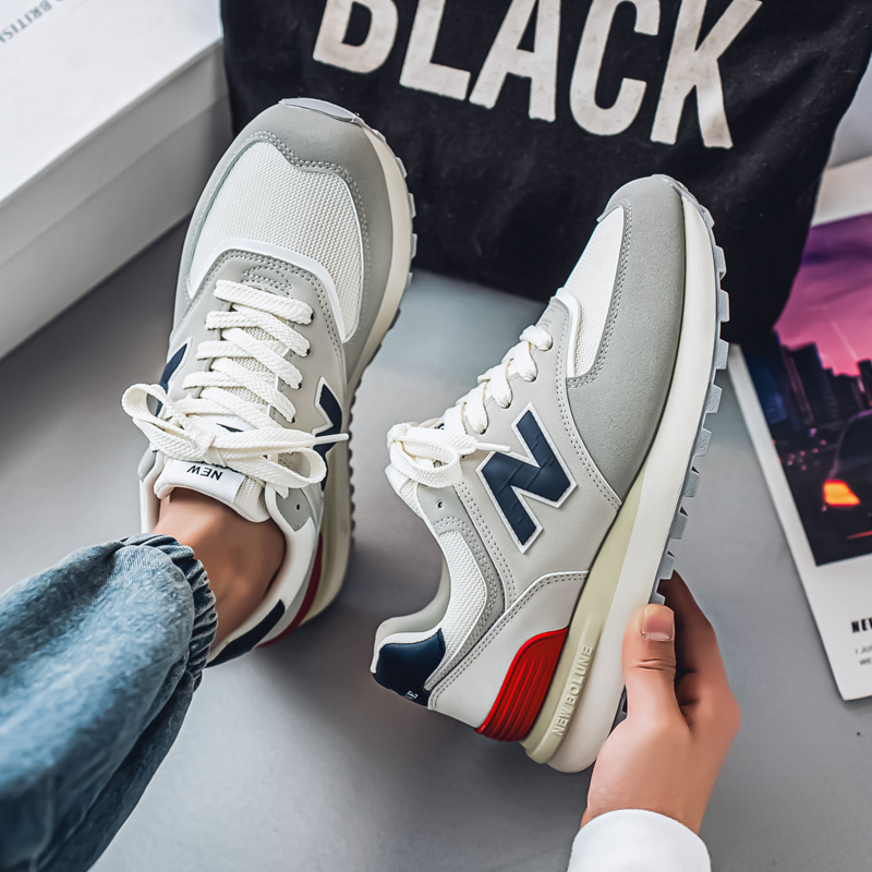 新百伦正品男鞋情侣款跑步运动鞋子N字复古经典休闲潮鞋574网面鞋