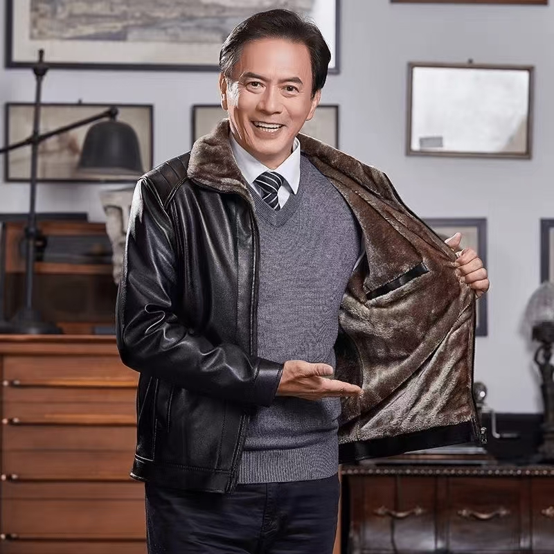 ZOTLI PAOLO/佐丹利·保罗男士冬款加绒加厚皮衣-003