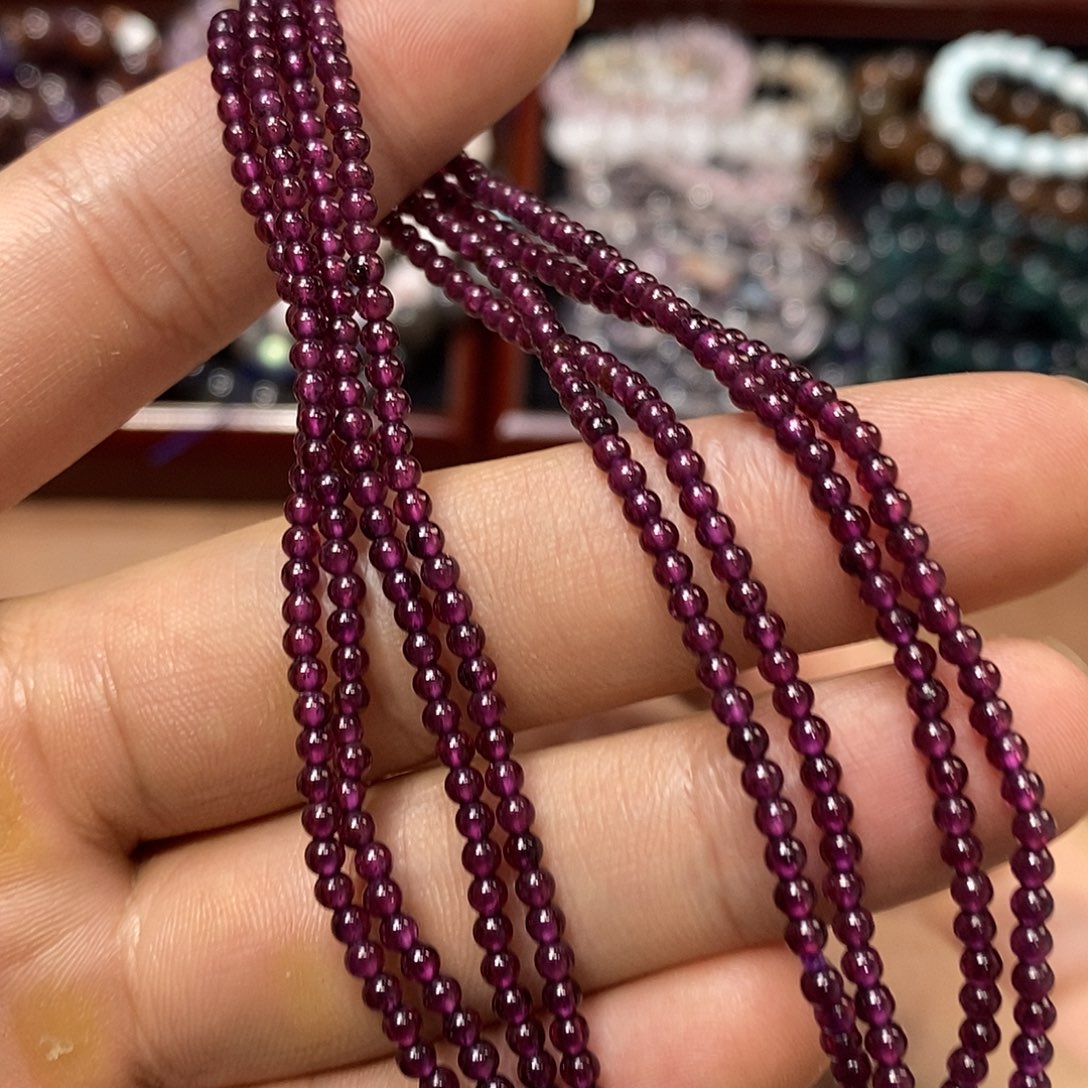 未镶嵌手链水晶紫牙乌