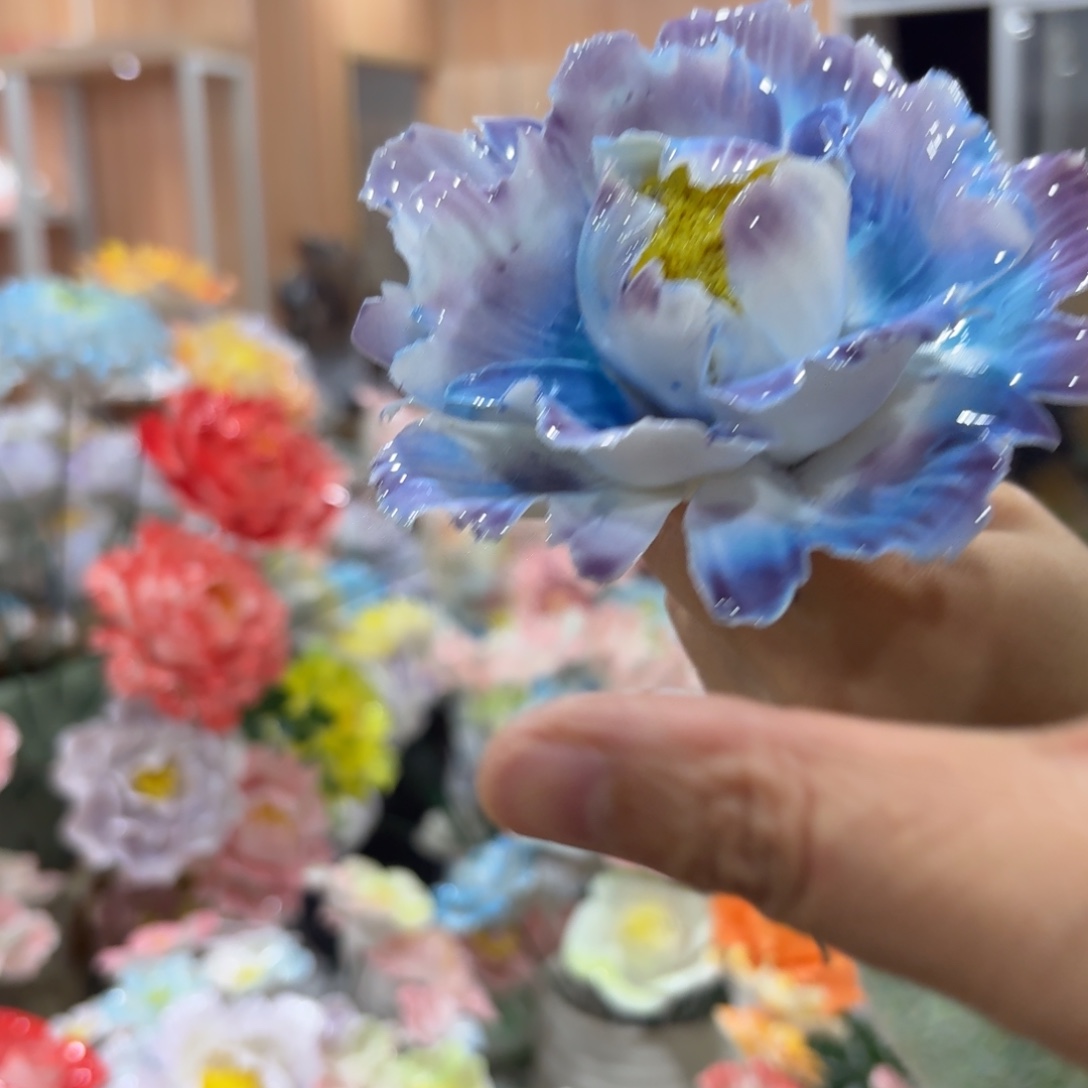 陶瓷花，20元发货，退款拉黑