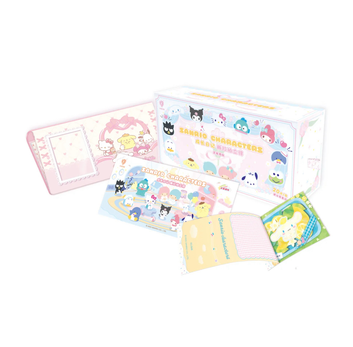 【明牌对对碰】卡宝文创三丽鸥家族撕拉拍立得第一弹20元包撕撕乐