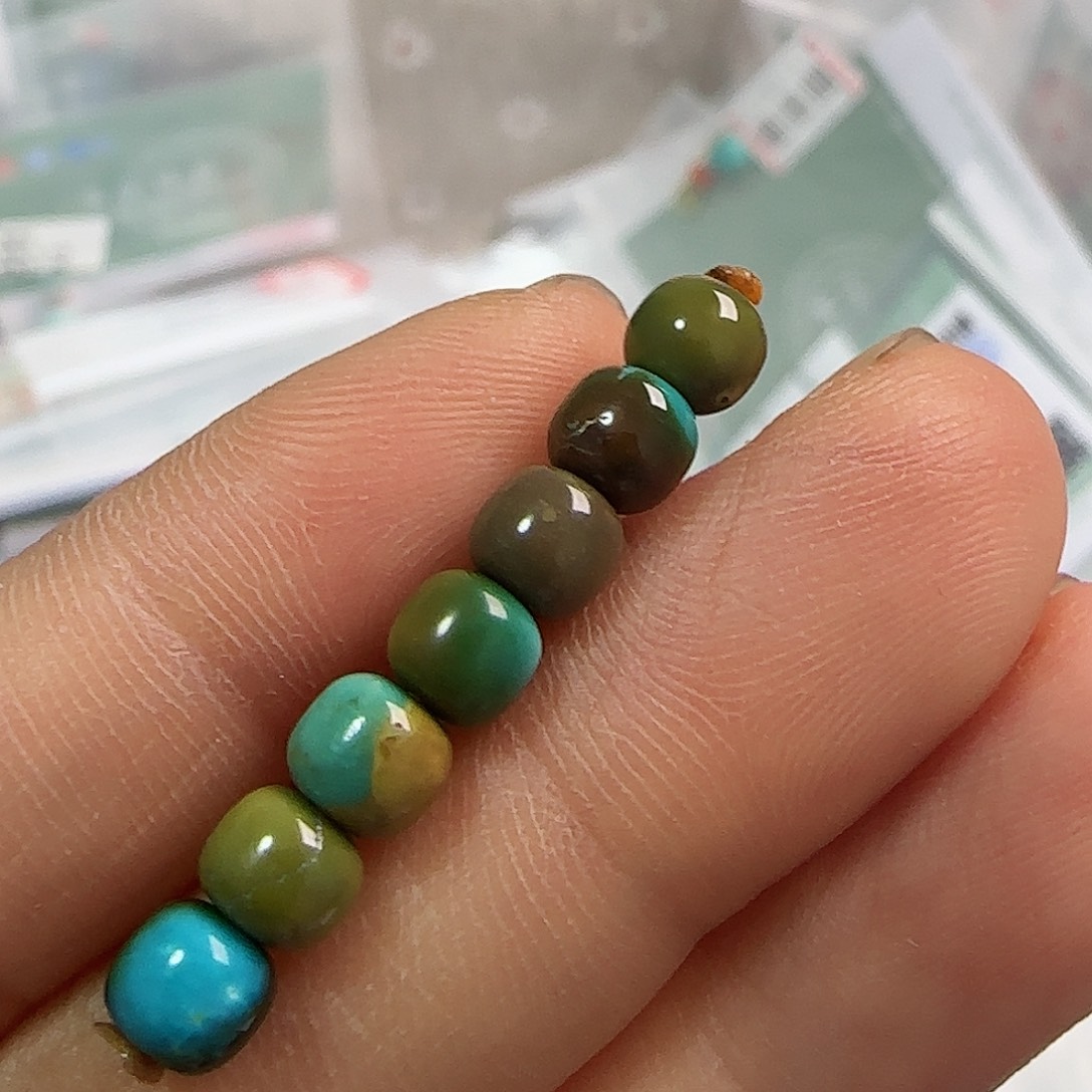 绿松石珠宝半成品未镶嵌