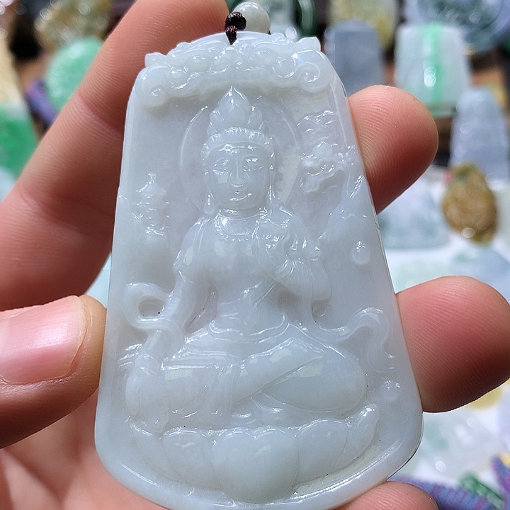 翡翠颈饰未镶嵌挂件