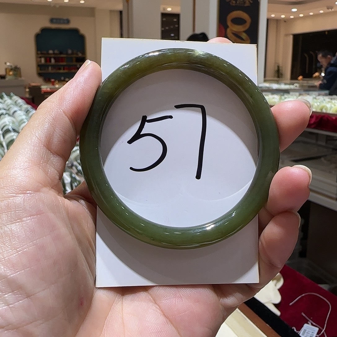 和田玉未镶嵌手镯610