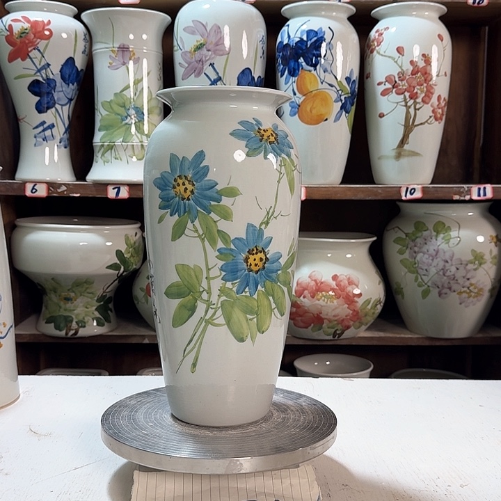 瓶高32向日葵绿绿3 款陶瓷陶瓷