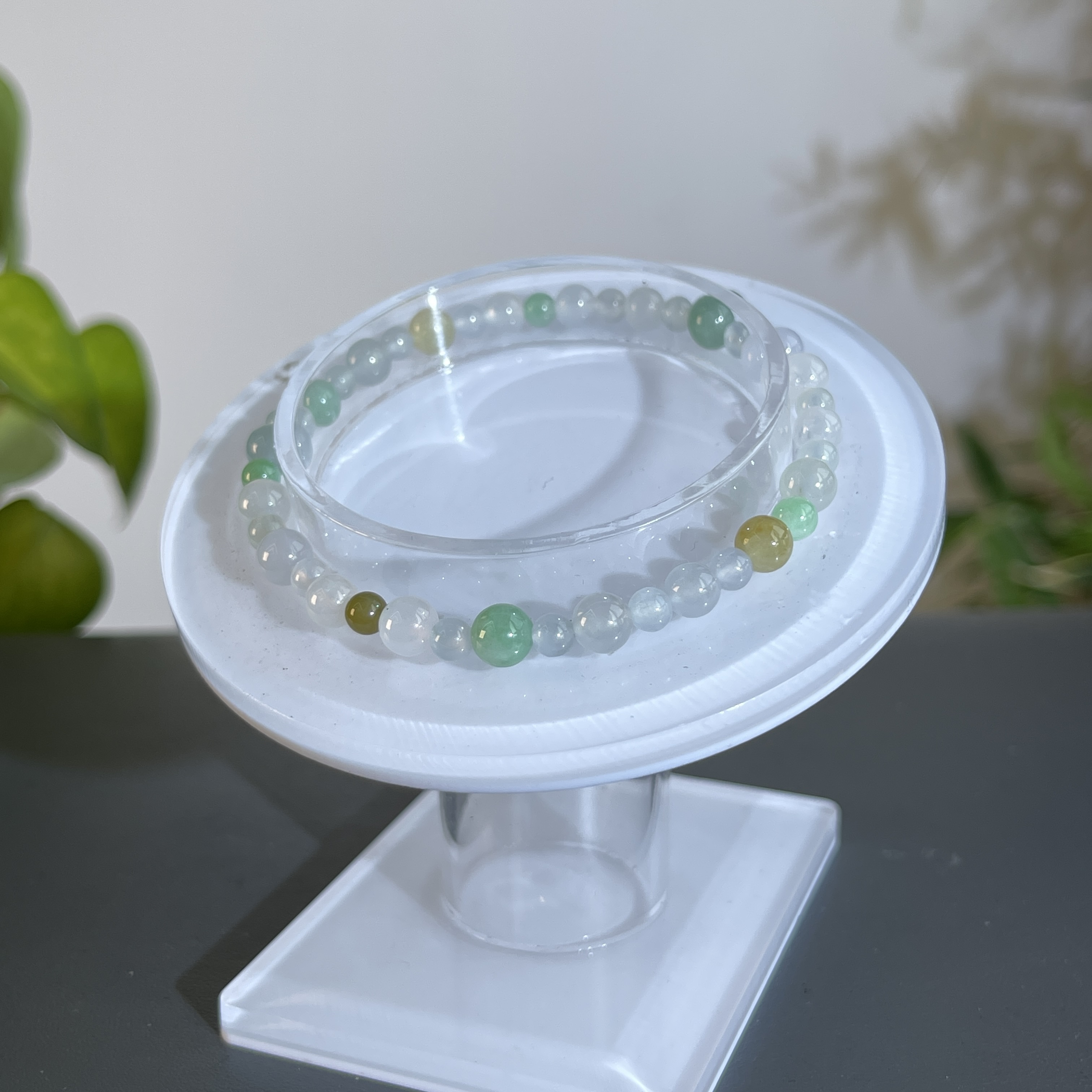 JTA16-014 天然缅甸翡翠A货 翡翠手串