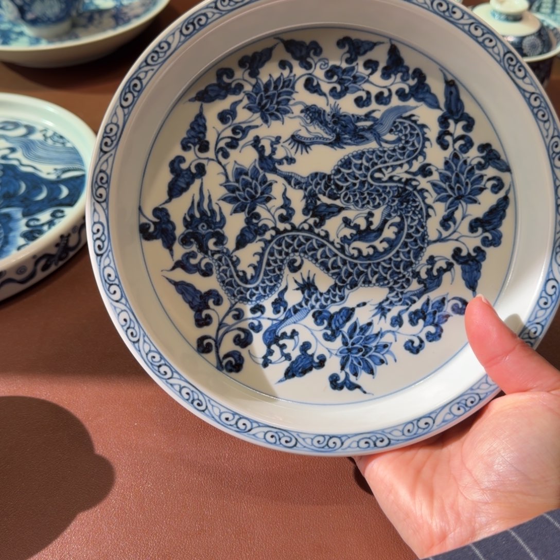 立***喵手工手绘茶具壶承