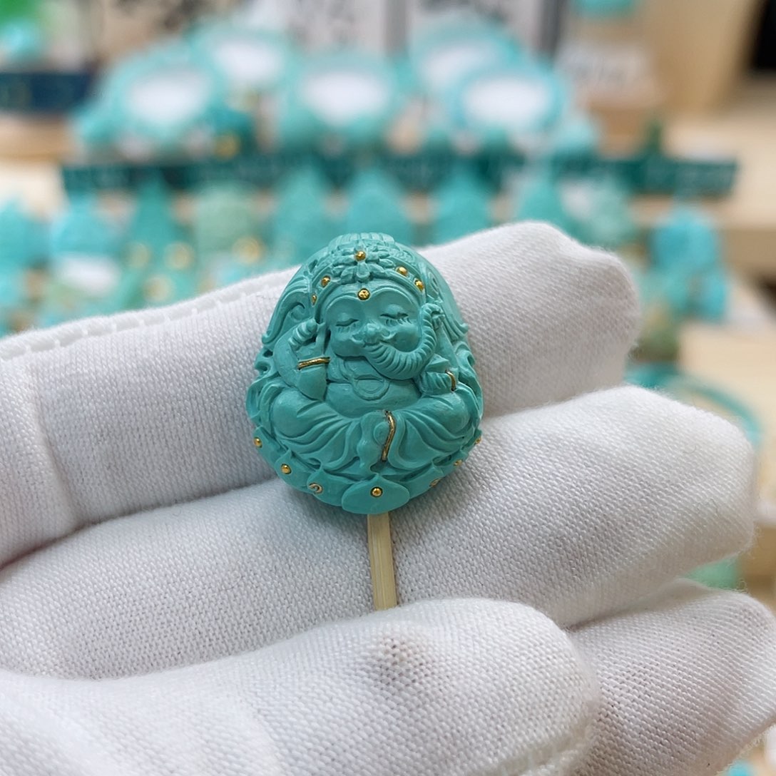 绿松石珠宝奇石未镶嵌