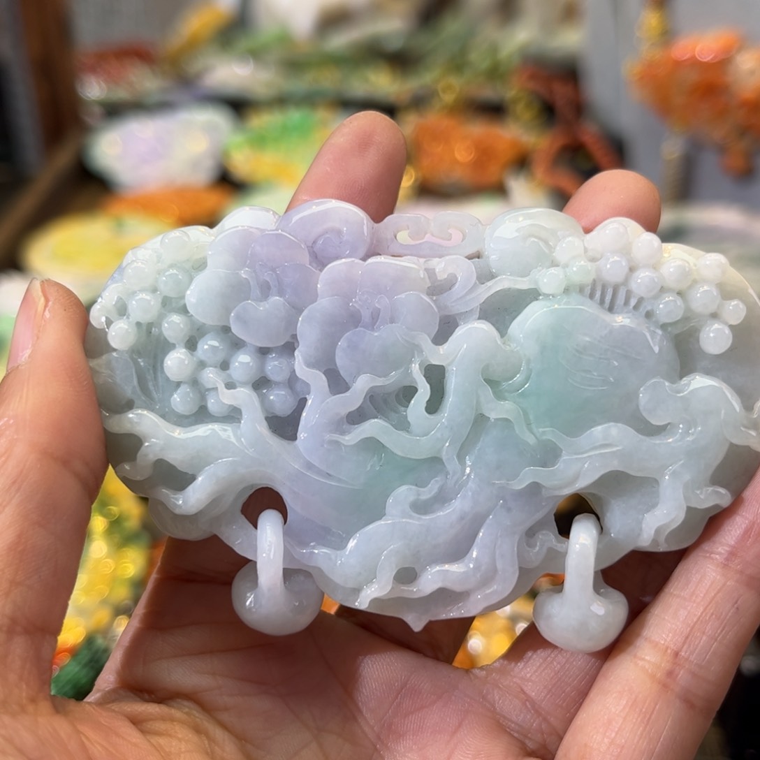 翡翠颈饰未镶嵌待编款