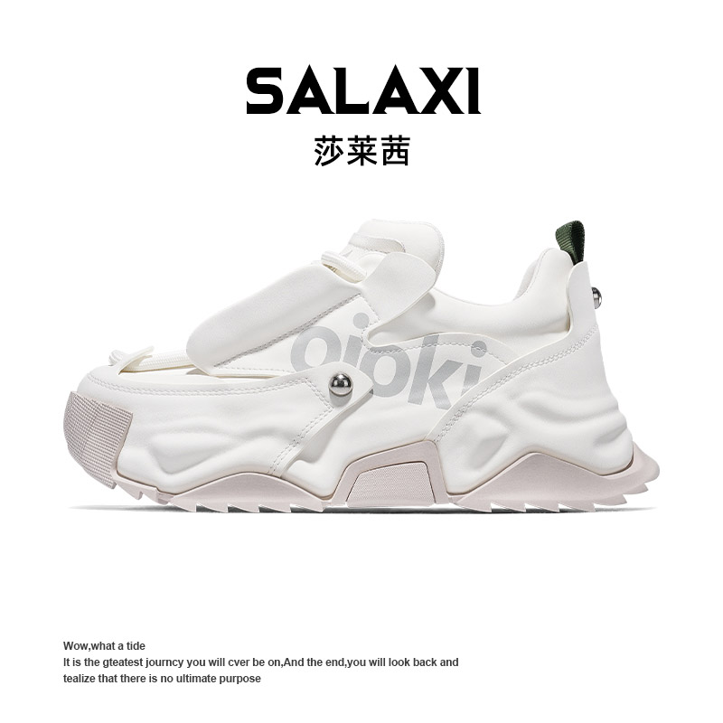 SALAXI/莎莱茜 原创2025冬季新品时尚百搭潮鞋保暖增高男女老爹鞋