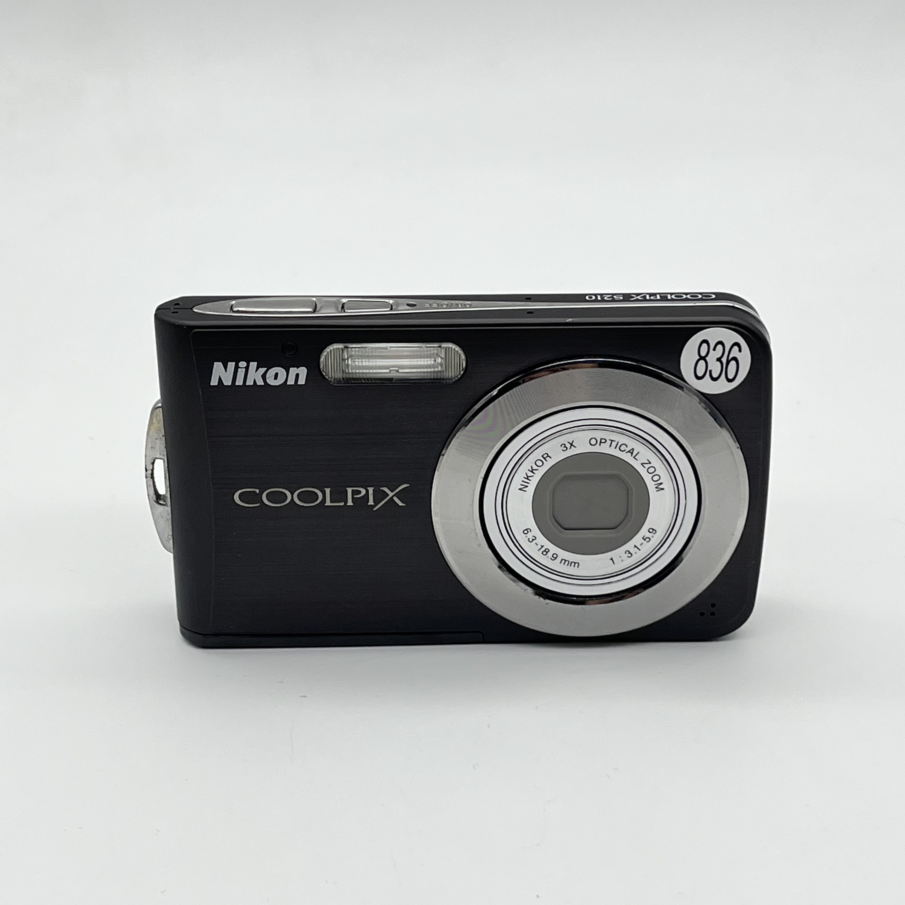 9新 Nikon/尼康 S210 棕色 800W 便携 复古色彩 二手数码相机CCD