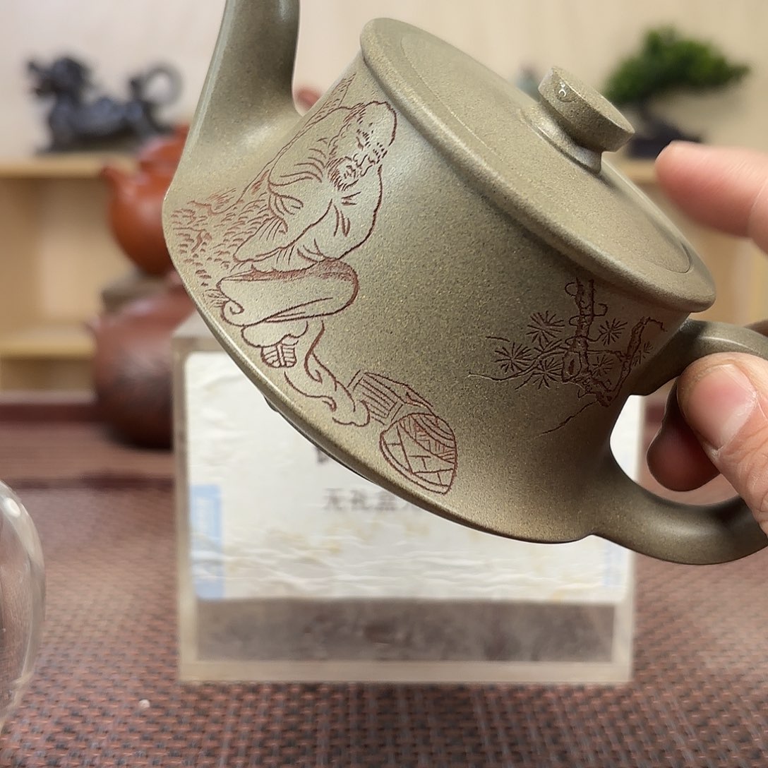 觀***風茶壶紫砂微瑕处理