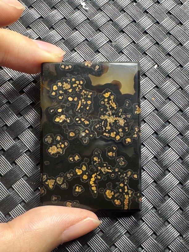 精品巴西玛瑙平安无事牌