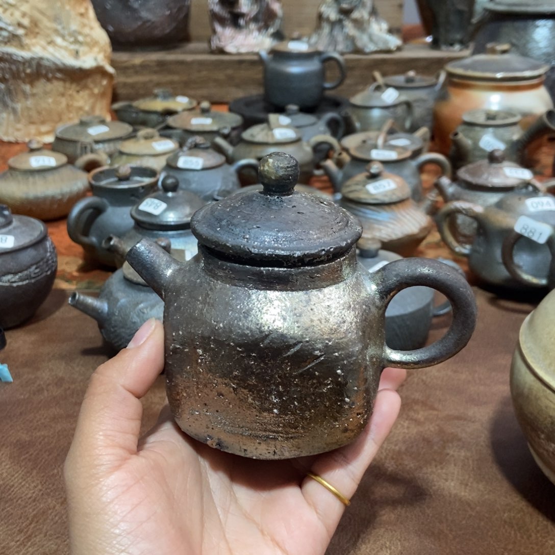 杯子柴烧茶器福利裂