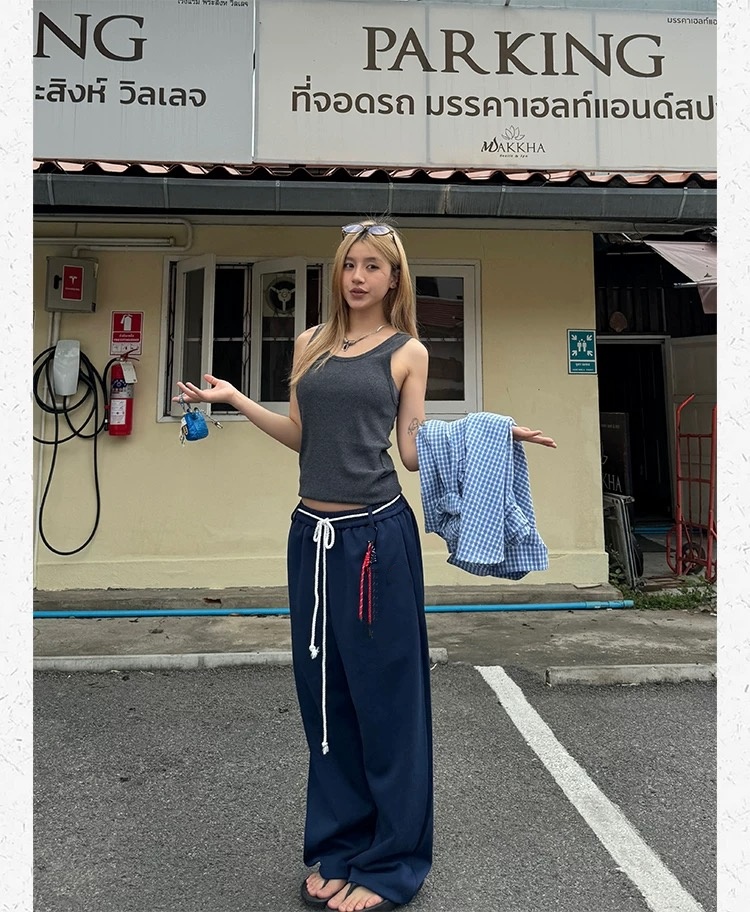 太宠女粉了！jinnie同款神裤！某保爆款！版型无敌！挂饰休闲裤