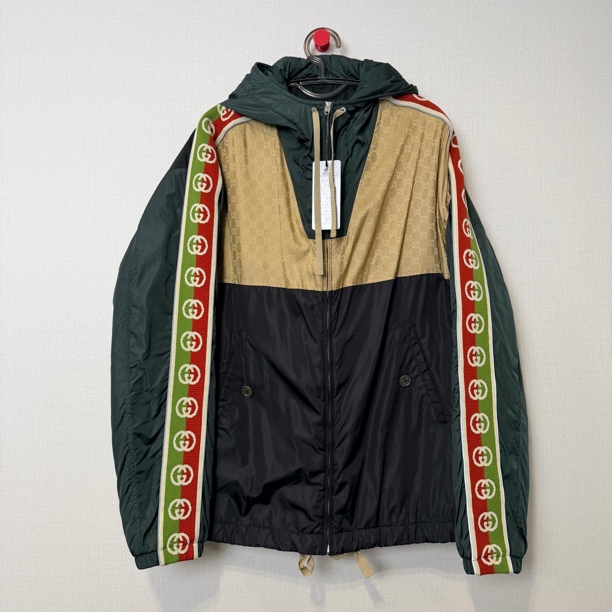 99新 GUCCI/古驰 满印老花棉服/48/编号11894