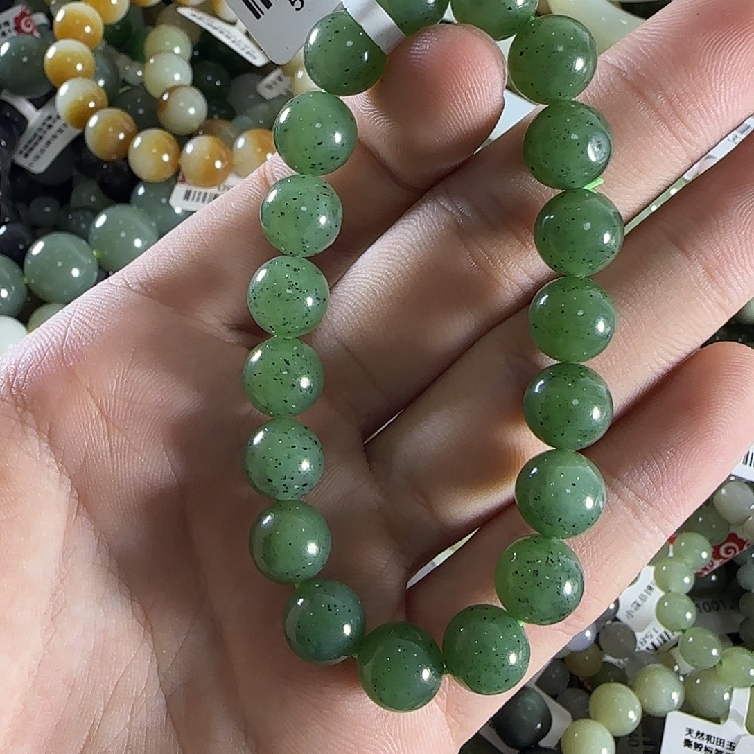 和田玉手链未镶嵌89