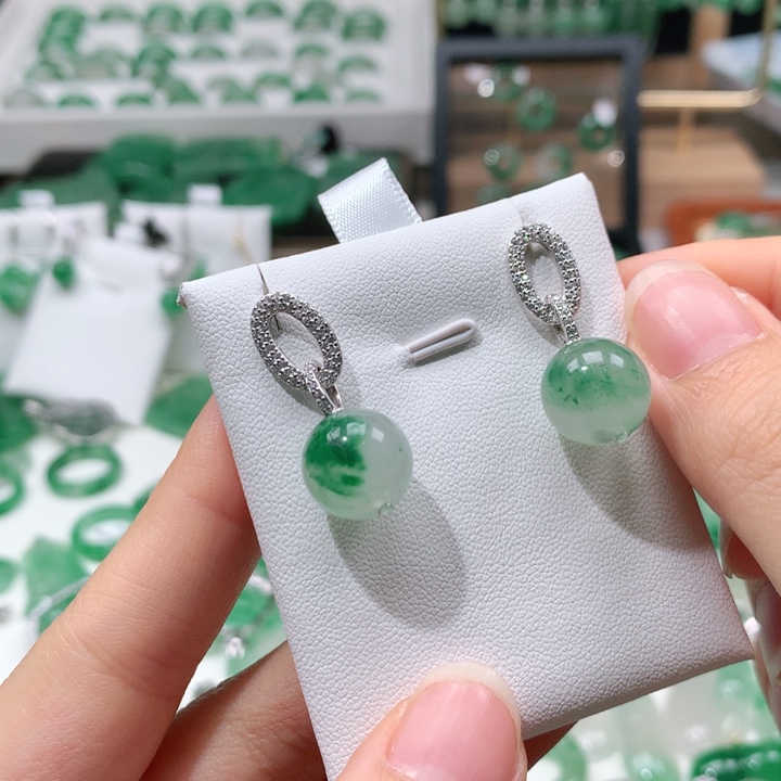 石英质玉银S925镶嵌颈饰平****财