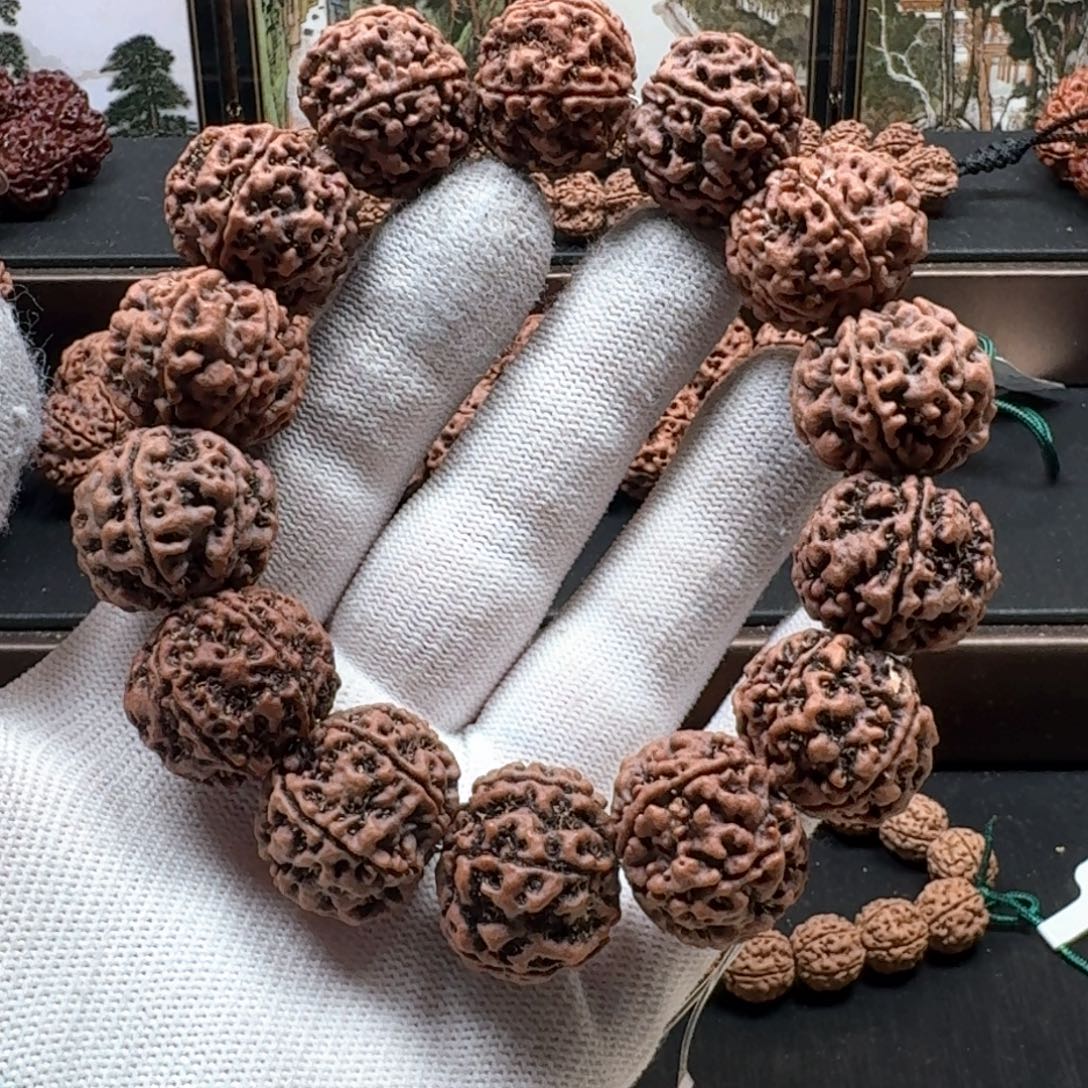 金刚菩提手串22雪花扇面127#