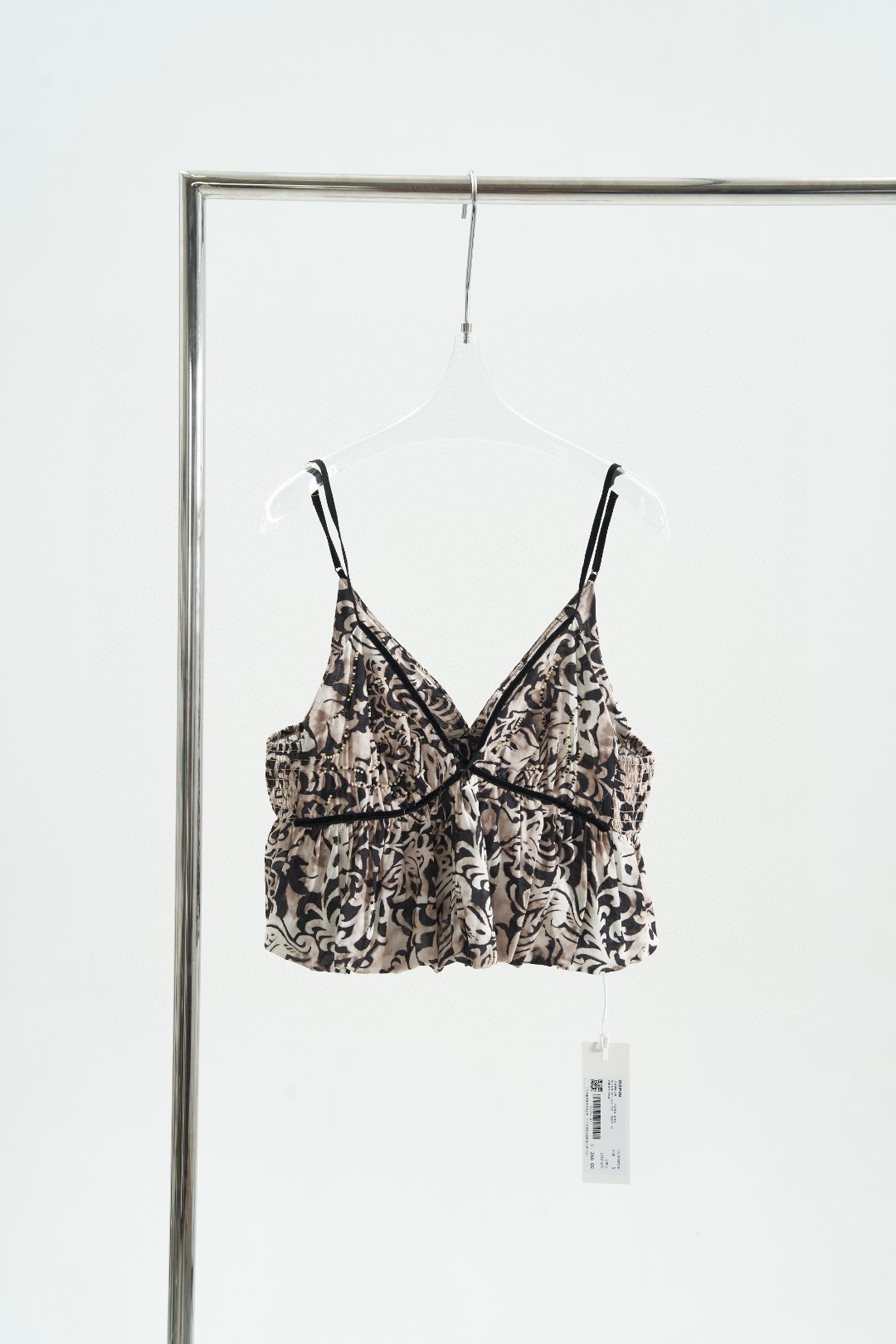 HTT小众设计感原创吊带豹纹上衣5222167