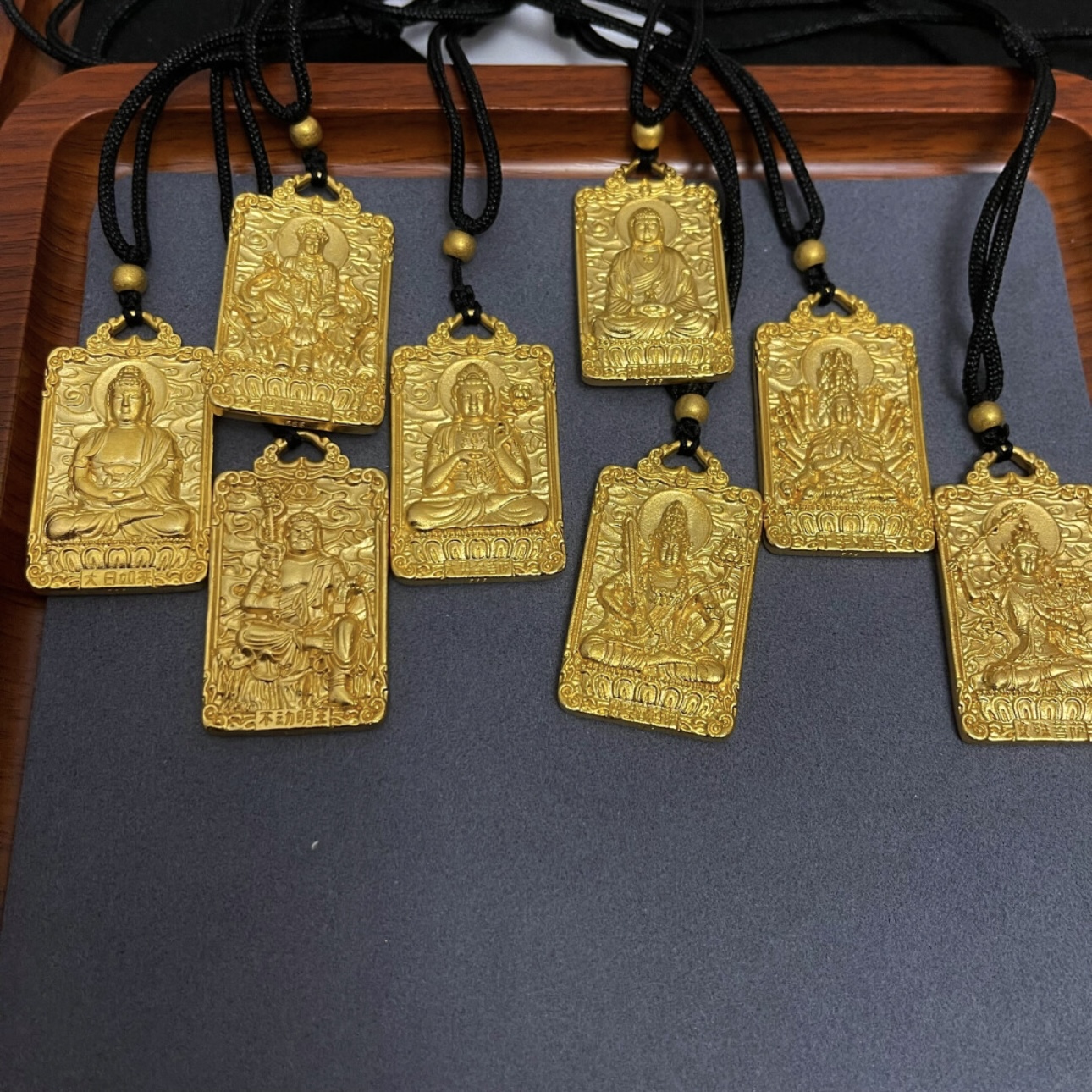 合金吊坠 十二生肖守护神吊坠 实心双面精工雕刻八大守护神中国风