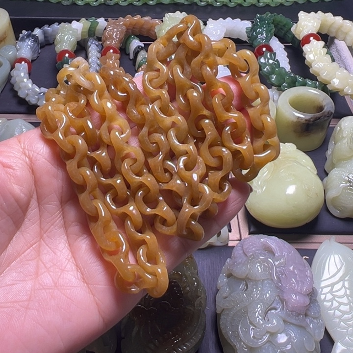 和田玉未镶嵌吊坠(不含链)