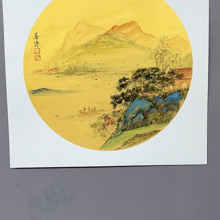 国画纯手绘国画山水画闪购链接
