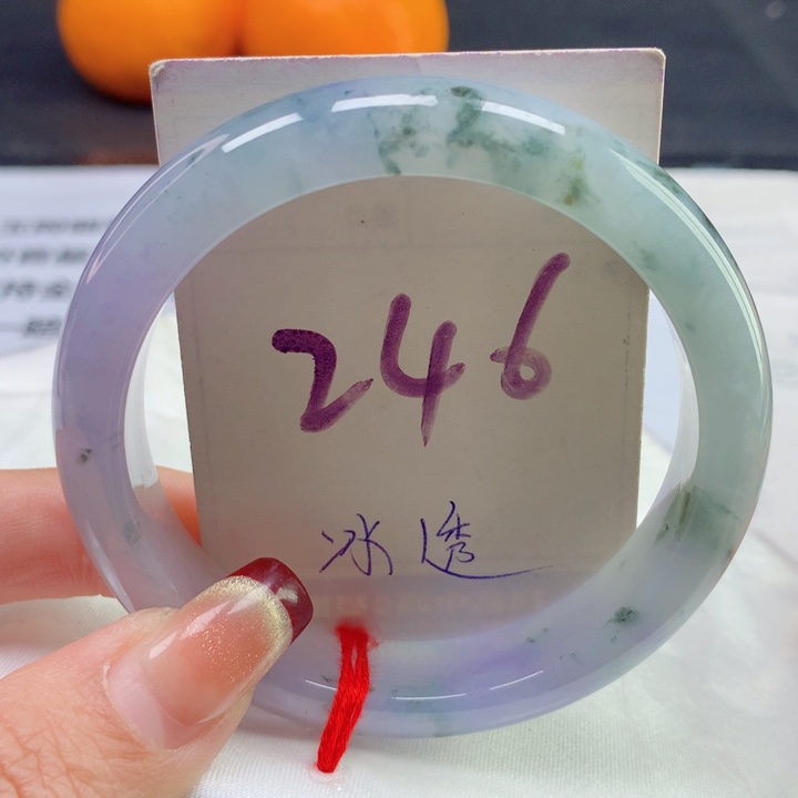 翡翠手镯未镶嵌天然翡翠58圈口