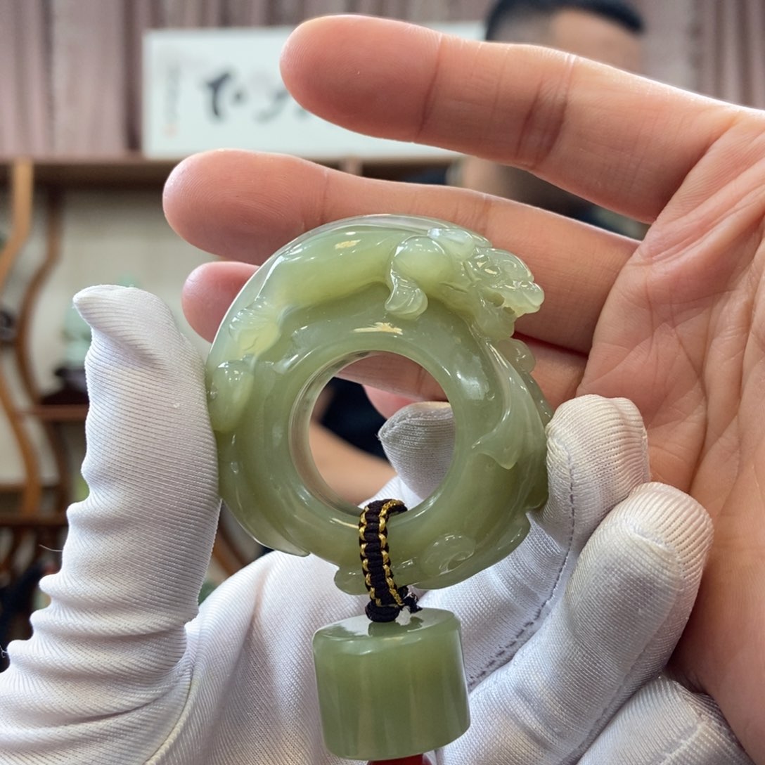 和田玉手把未镶嵌