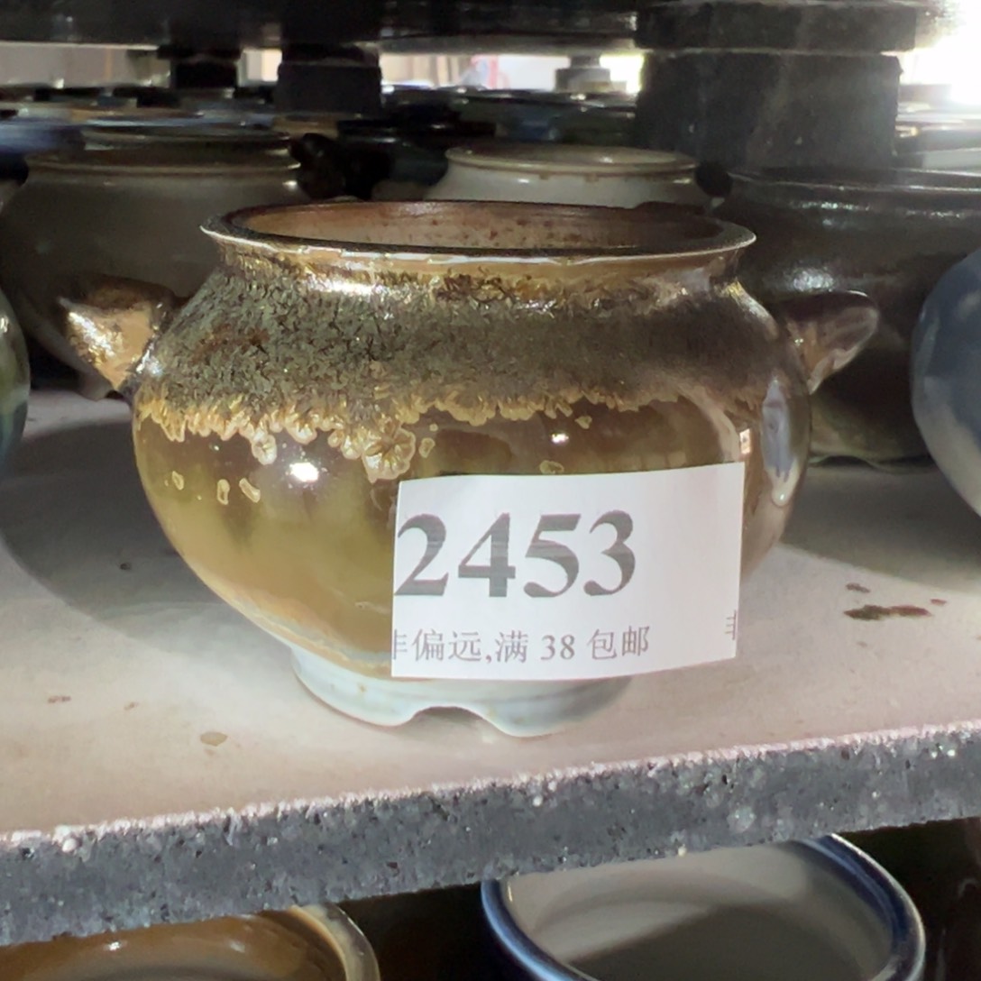 陶瓷景德镇手工花盆
