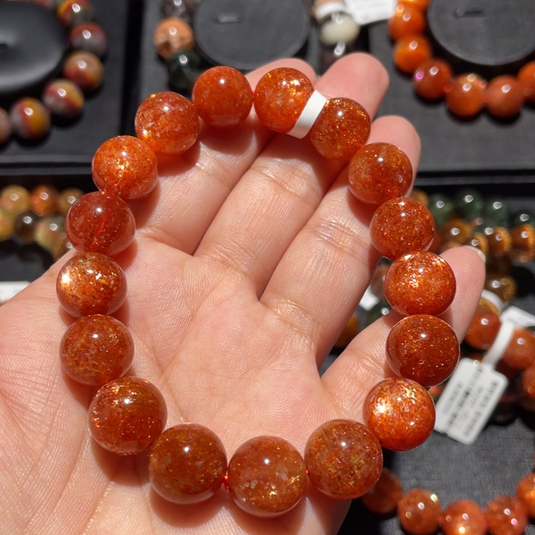 手链未镶嵌日光石金太阳12mm左右