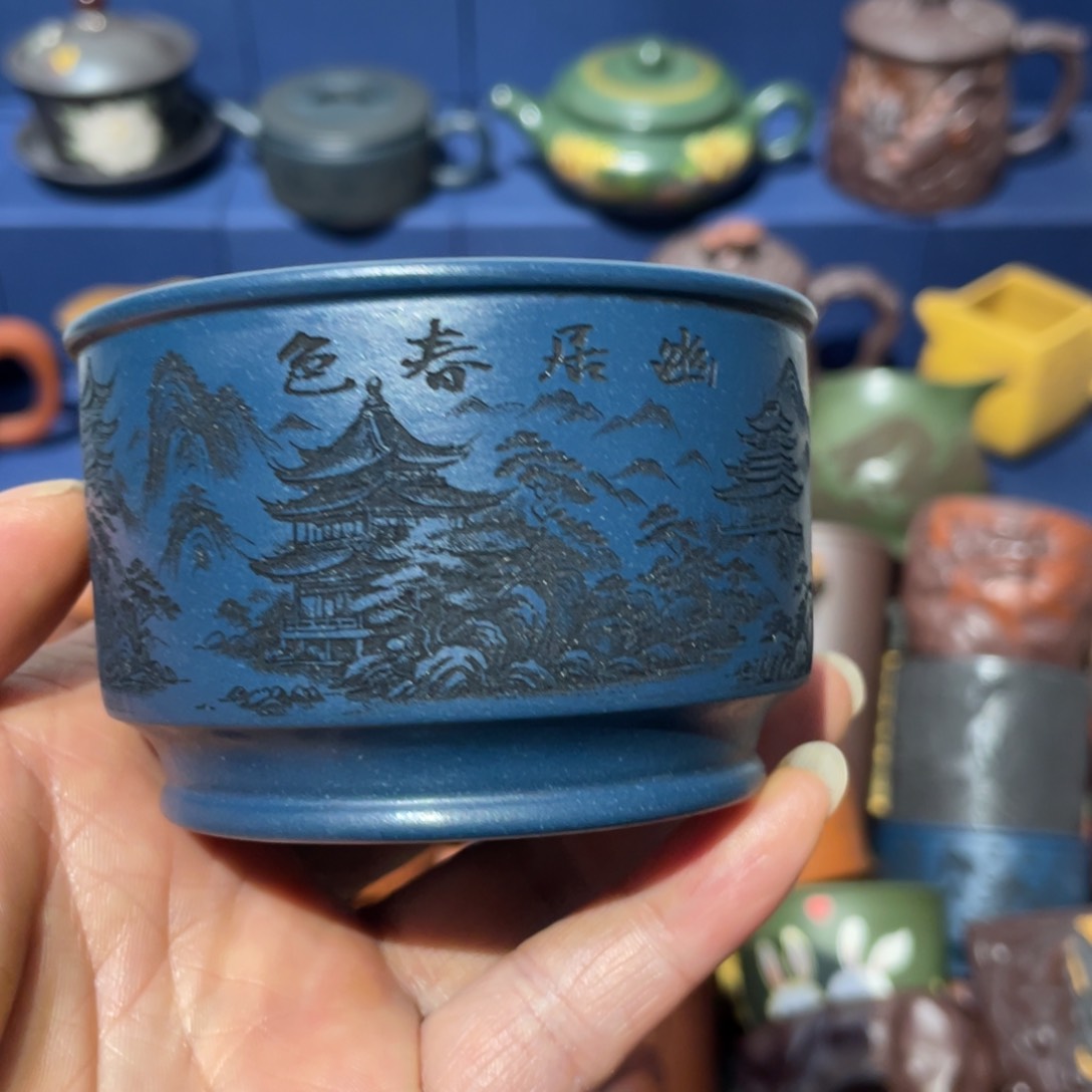 原矿紫砂手工主人杯