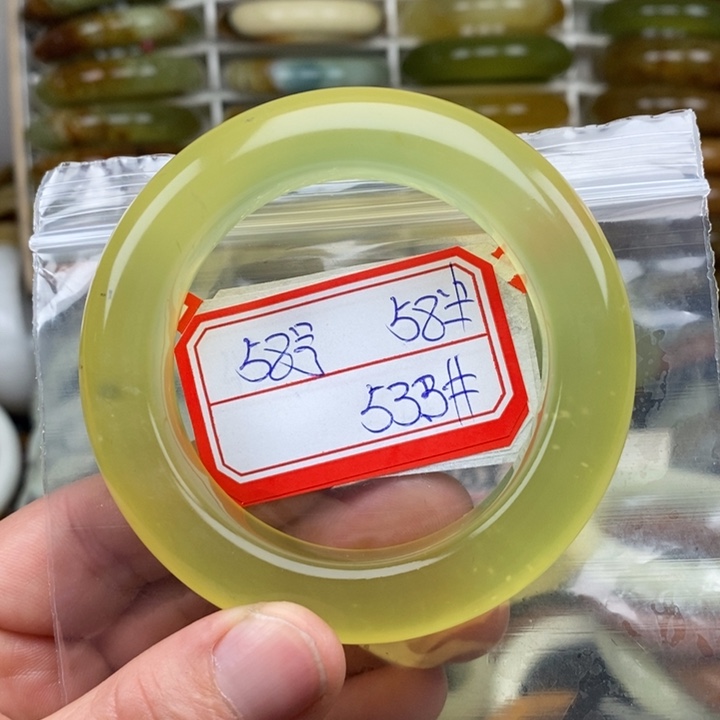 未镶嵌蛇纹石玉手绳