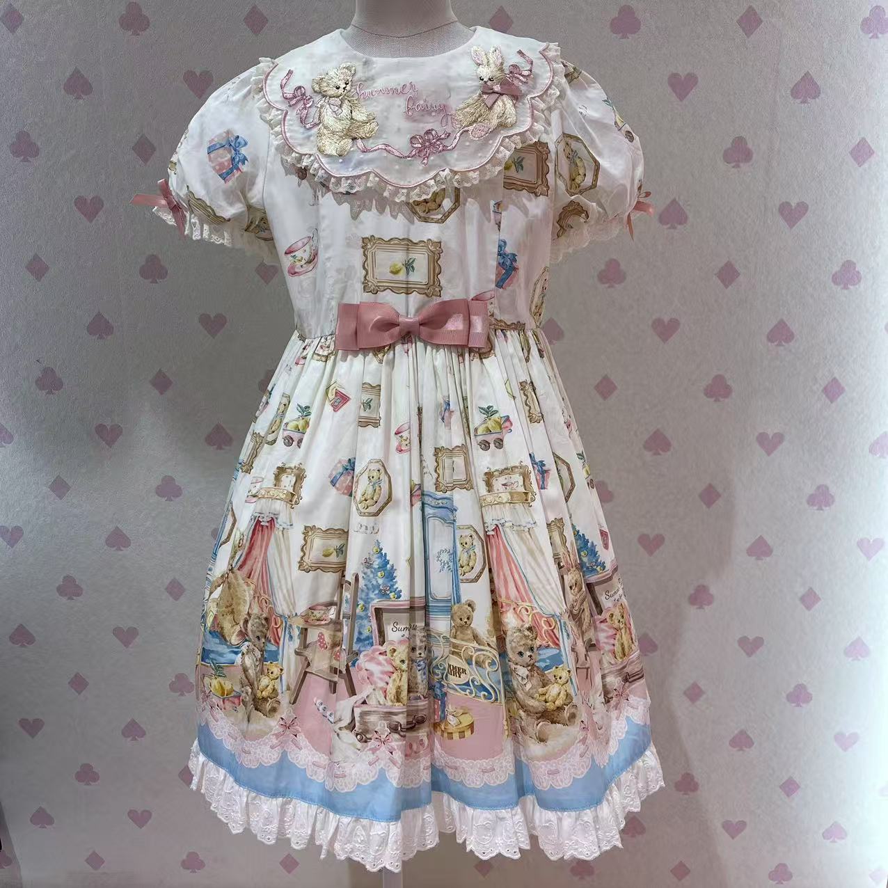 仲夏物语Lolita玩偶聚会童装OP