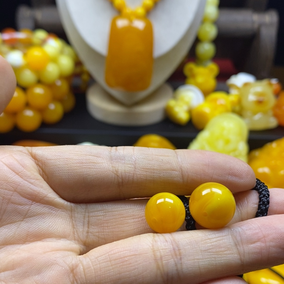 小***发非金属全品无暇老蜡飘花12加14精品单珠
