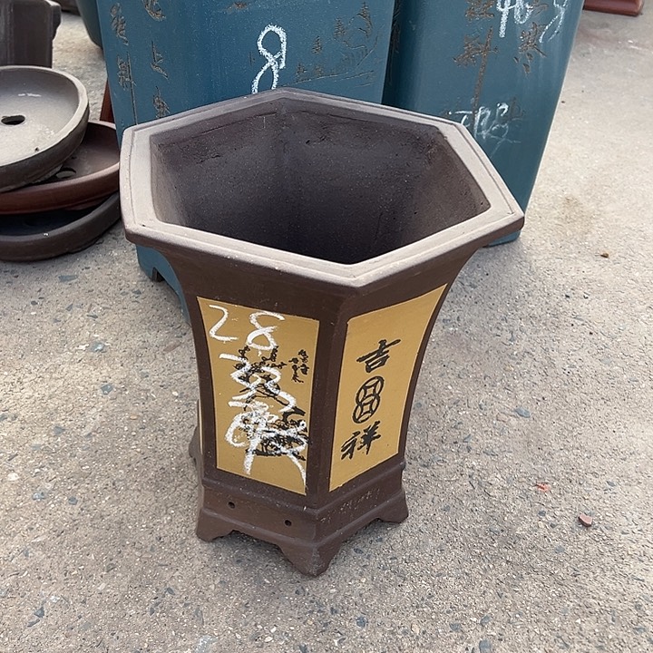 紫砂花盆透气花盆