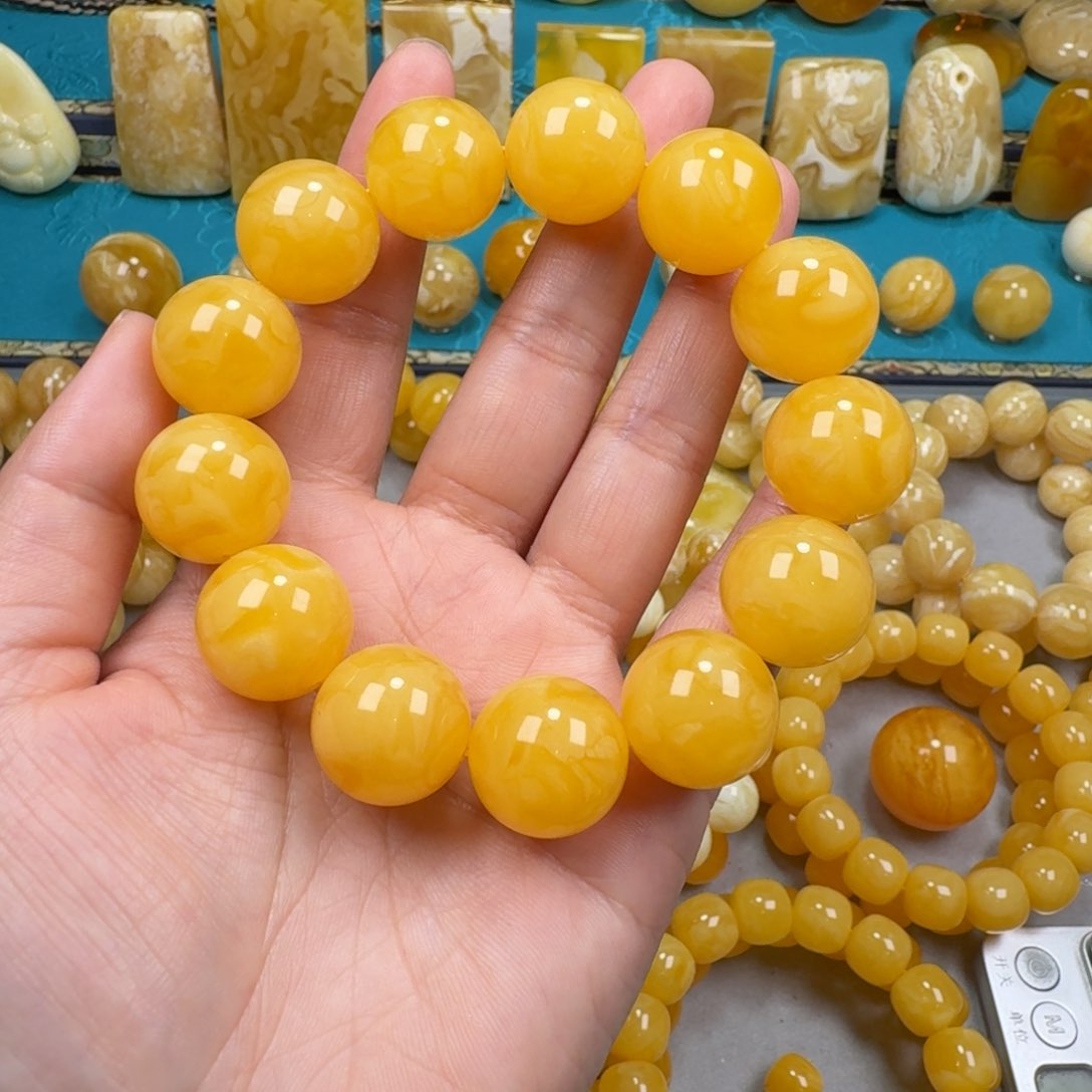 蜜蜡手链未镶嵌蜜蜡