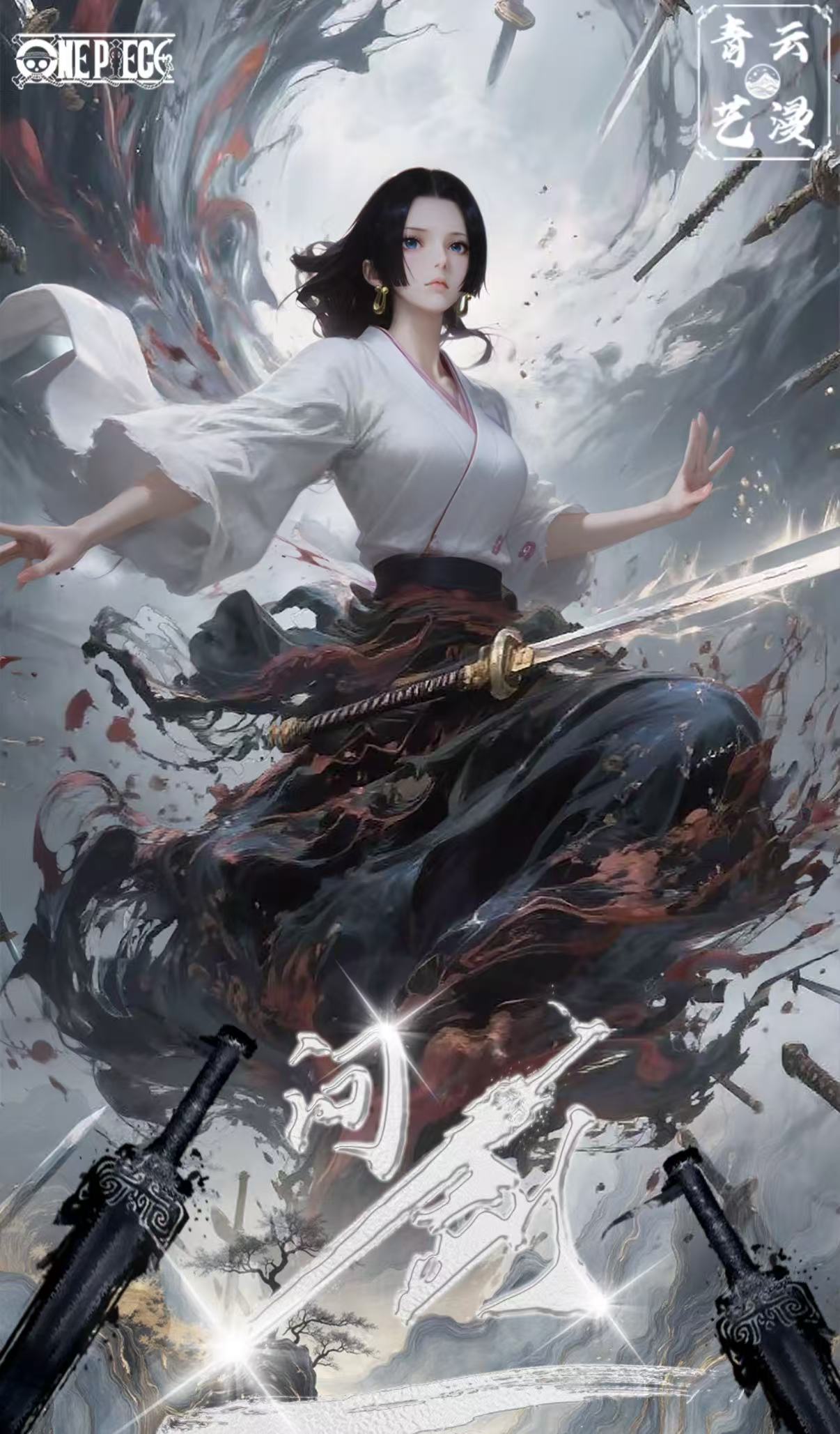 【强娶】青云艺漫-问剑 典藏级全金属珐琅钻卡 