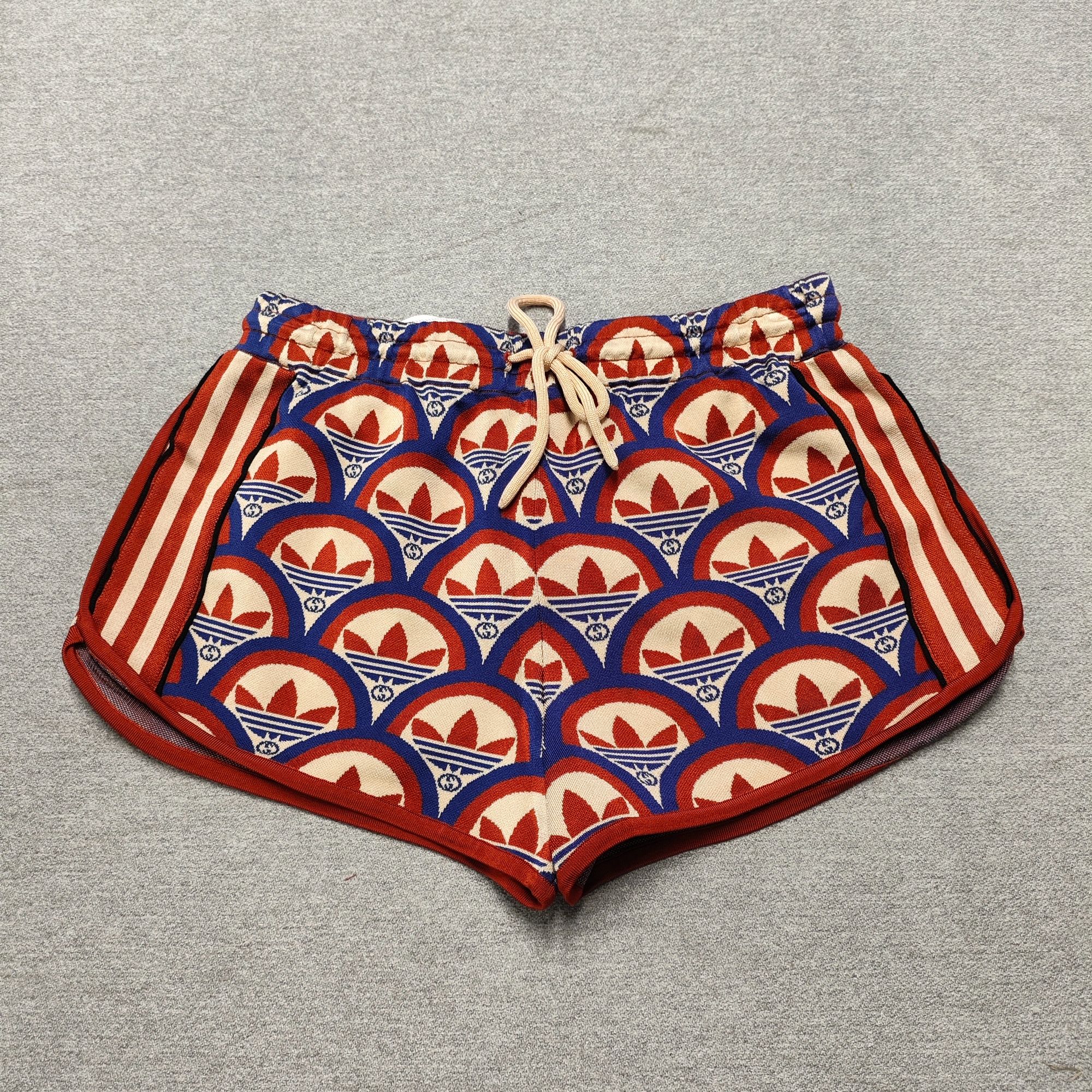 95新 GUCCI/古驰 麦殿/三叶草联名印花短裤S码/250209ZYTYY255