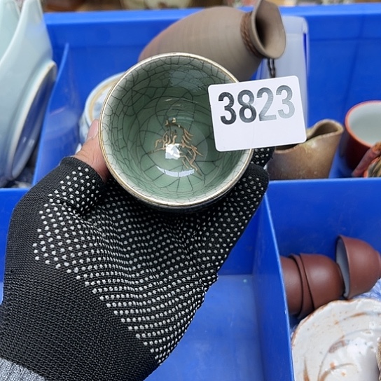 瓷片摆件工艺品瓷器摆件777