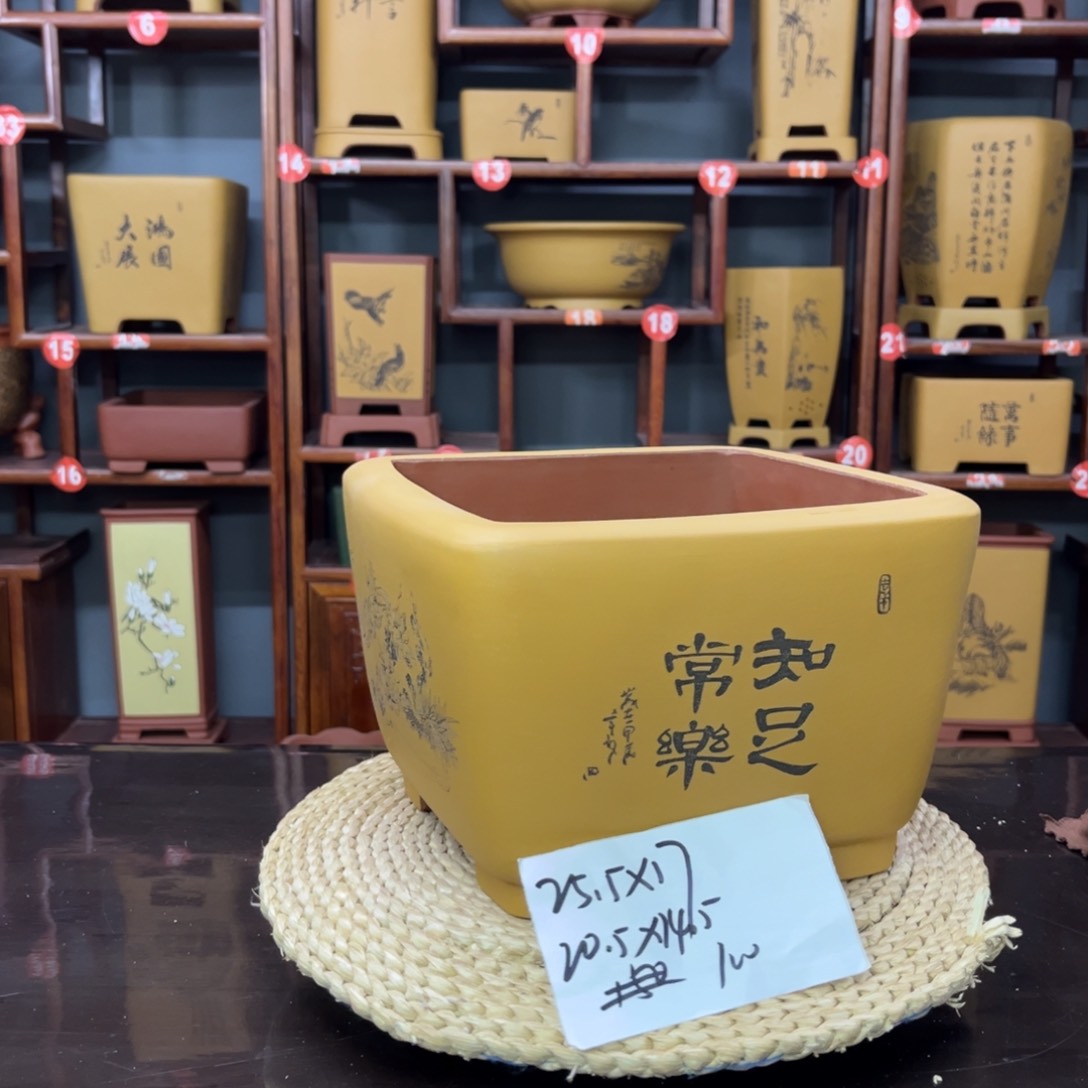 紫砂花盆紫砂花盆