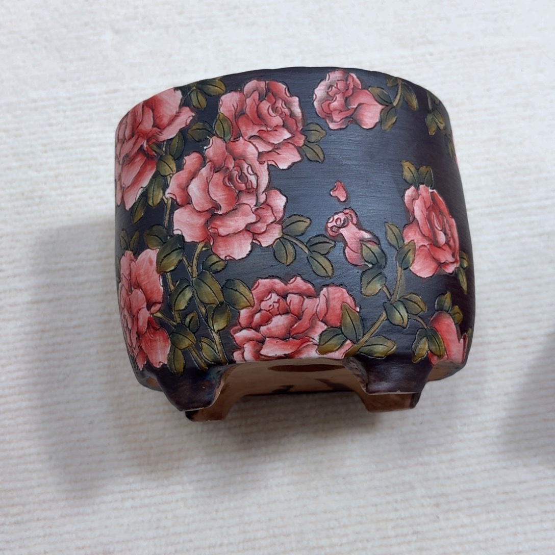 *****紫砂花盆陶瓷多肉花盆微瑕