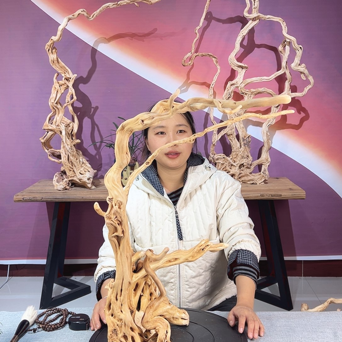 普***呀木天然杜鹃根艺摆件