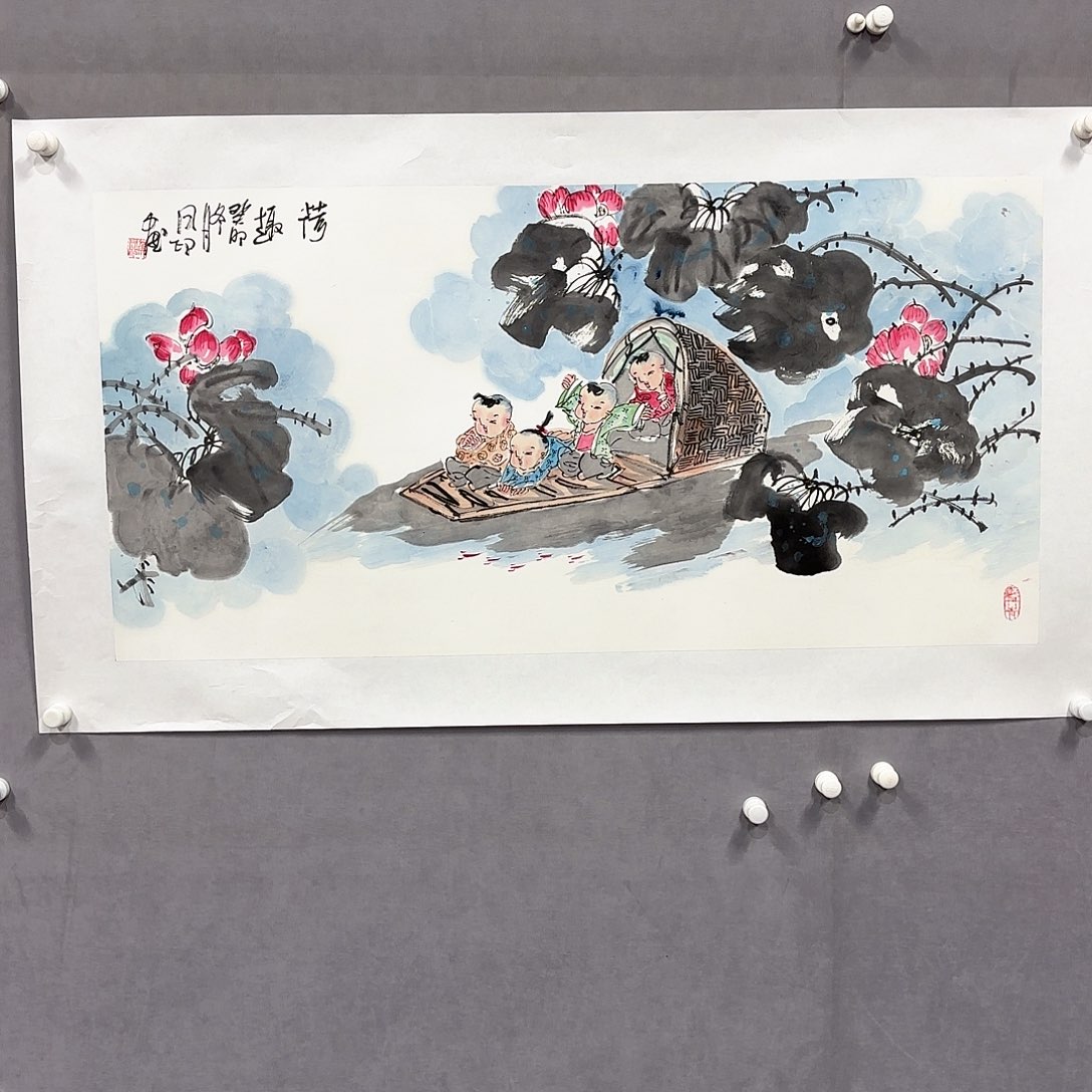 国画国画纯手绘作品请放心去藏